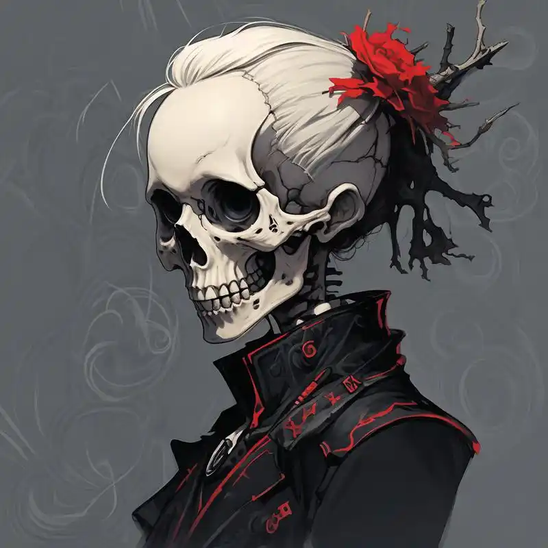 92暗黑系骷髅头像精选97
