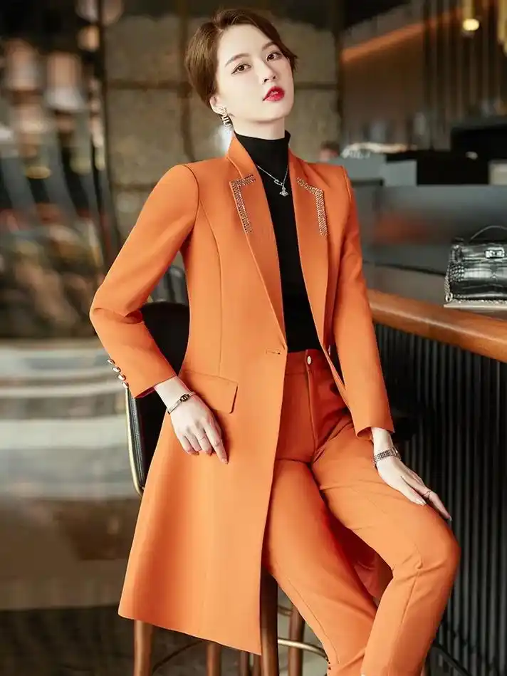 女士西装套装 #秋季新款穿搭 #高品质套装 #显瘦显高显气 - 抖音
