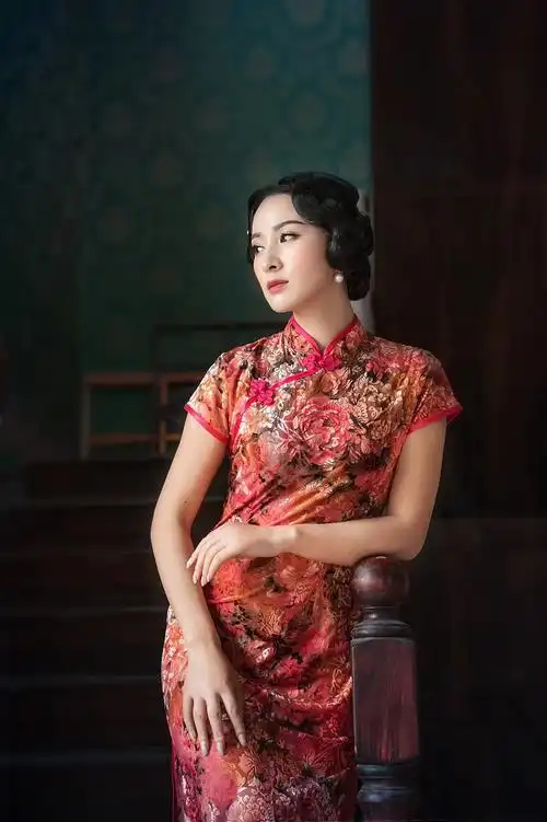 2020年模特狮子国风,旗袍系列