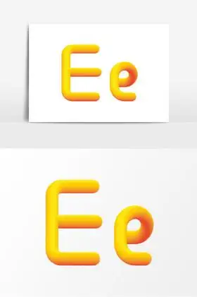 毛绒绒英文字母ee图片