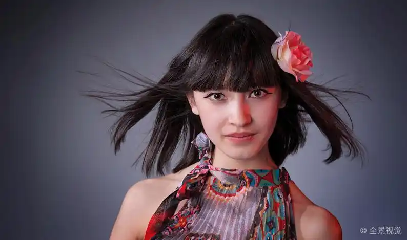 头像_美女_成长_头发_亚洲人_高清图片_全景视觉