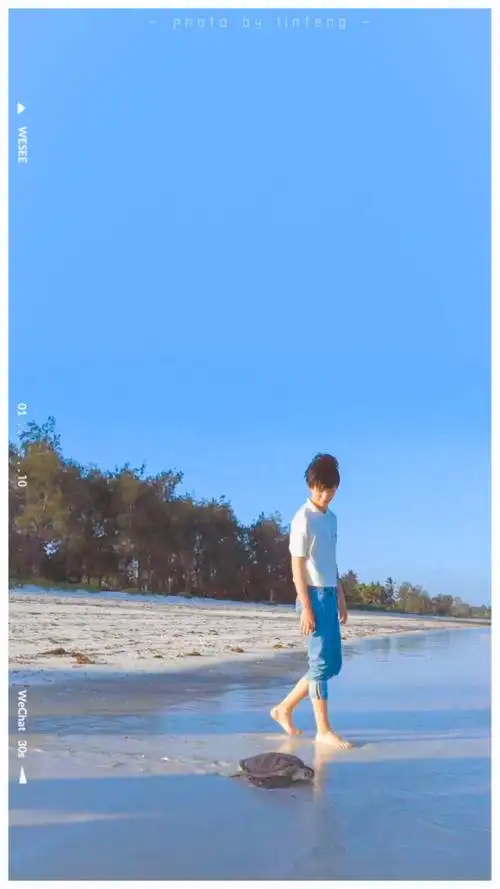 海边少年王俊凯