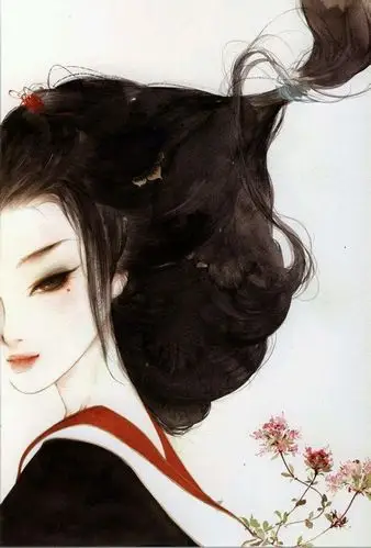 【古图专帖】——『美女系列』——黑衣女子_古风图片吧_百度贴吧