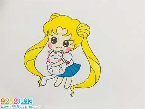 简笔画公主简单又漂亮美少女可爱