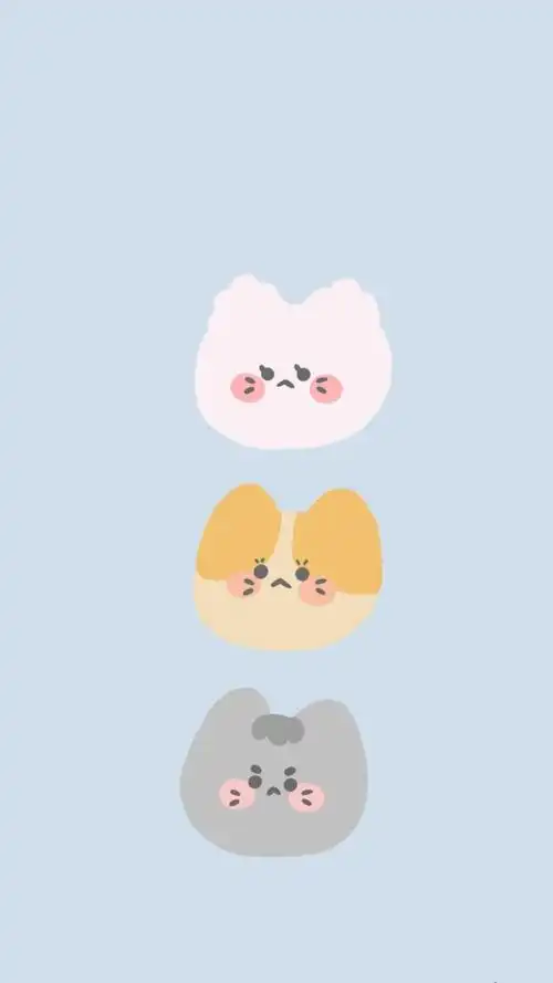 壁纸锁屏欧美复古风平铺粉色少女心可爱搞怪清新