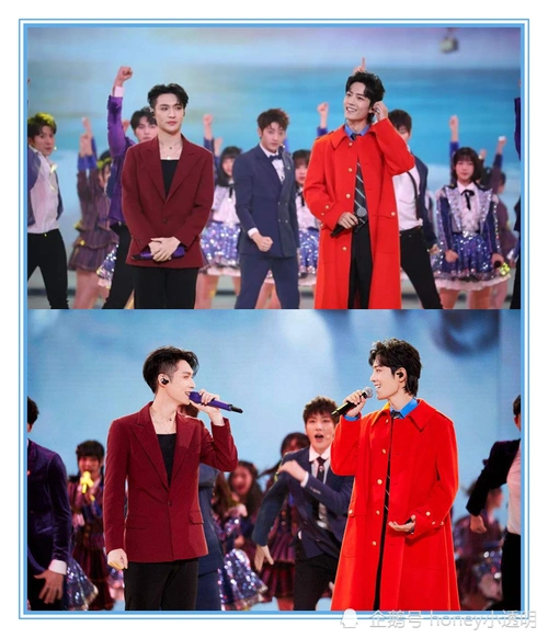 在去年东方卫视的跨年舞台上,肖战和张艺兴同台演唱了一首《我们都是