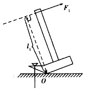 如图所示,使用羊角锤拔钉子,请在图中画出动力臂._百度教育