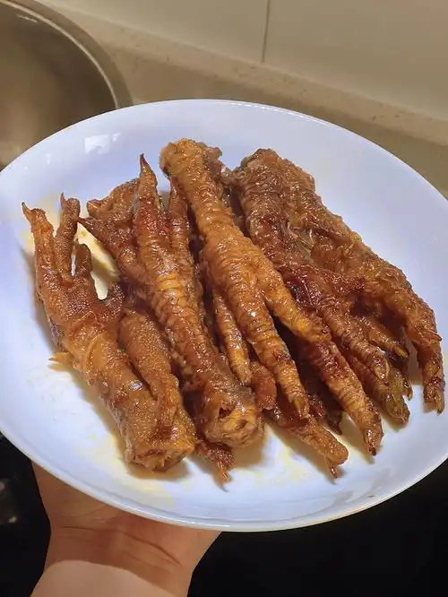 空气炸锅做虎皮鸡爪真不错