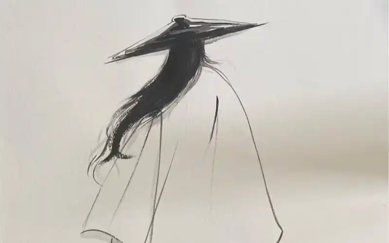 教你画古风侠客