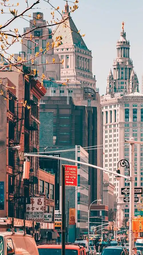 城市街道风景图片高清手机壁纸-风景-手机壁纸下载-美桌网