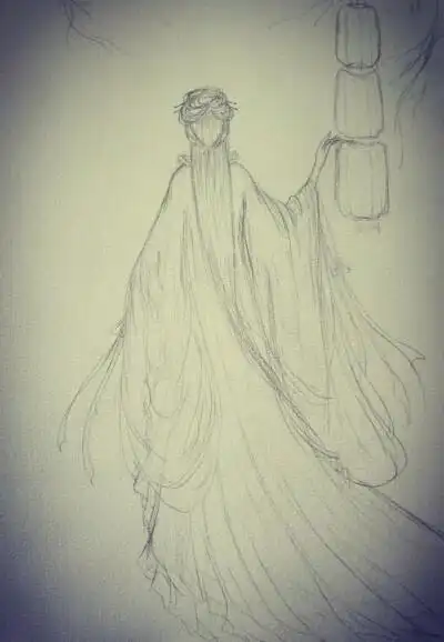 收集   点赞  评论  手绘 古风 唯美 撑伞 女子背影 线稿 0 3185 哇