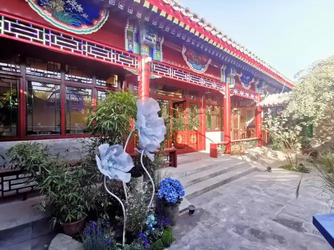 北京中轴线旁的四合院