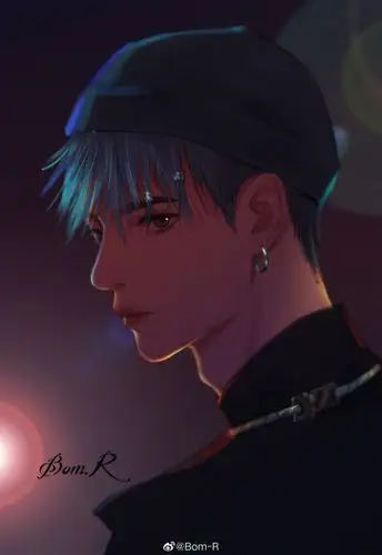 王一博 这就是街舞 侧脸海报 动漫 同人绘画