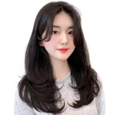 中分3d八字刘海时尚潮流自然隐形真发头顶补发块修颜减龄遮白无痕