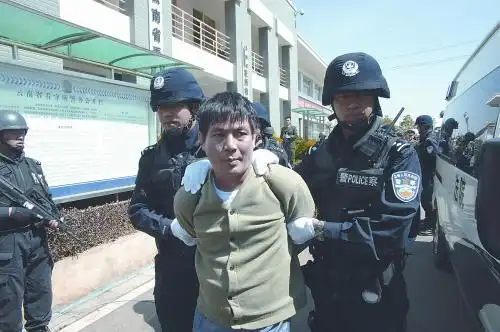 1日下午,昆明市中级人民法院对糯康等4名湄公河惨案罪犯执行死刑,图为