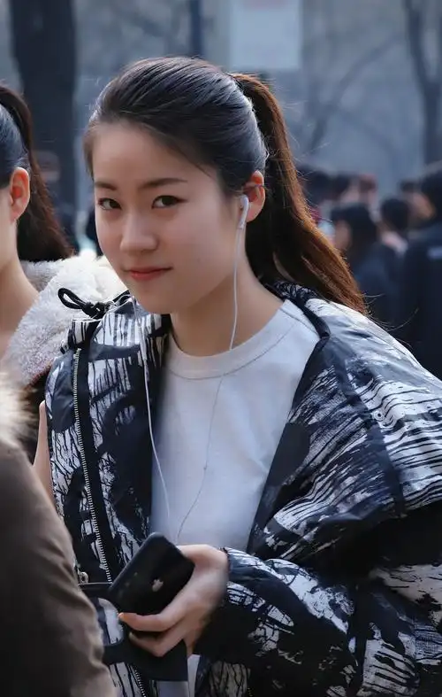 路过北电艺考门口看到了很多长相秀气的年轻姑娘