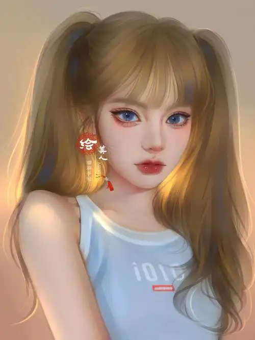 绘美人睿麻手绘女生头像壁纸