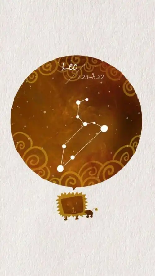 十二星座星空图——狮子座