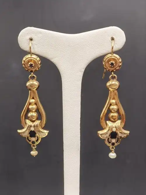 古董k金耳饰(二)