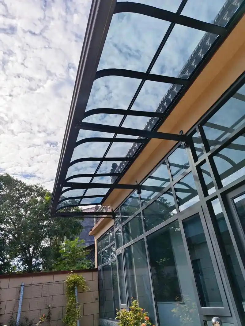 铝合金雨棚#阳光房#多款露台棚供你选择#户外遮阳 #如果你 - 抖音