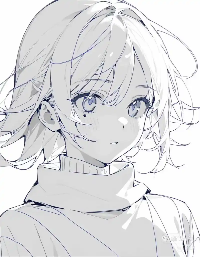 简笔画 手绘 线稿 1440_1852 竖版 竖屏