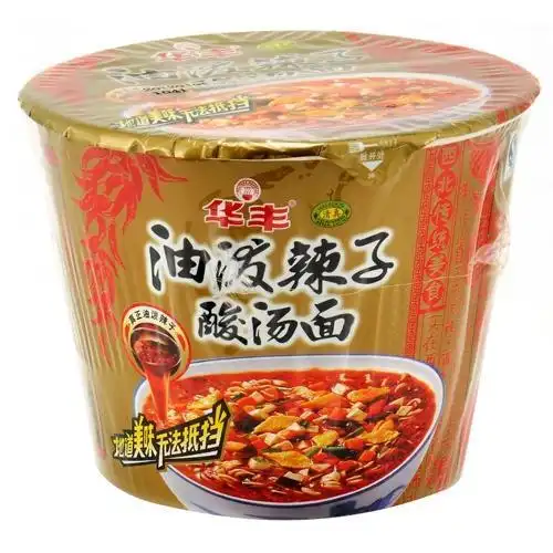 华丰油泼辣子酸汤面桶装133g