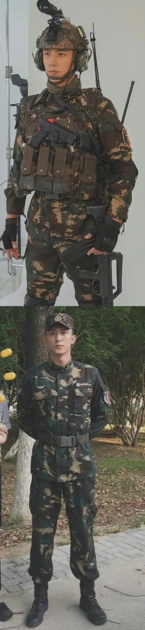 黄景瑜军装yyds我都说累了,不愧是在娱乐圈服兵役的人|黄景瑜|服兵役