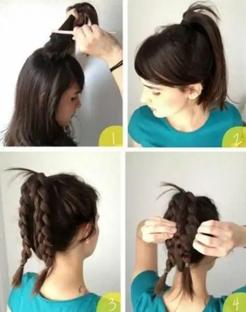 盘头发的步骤(3款女士简单盘发,步骤图解,优雅大气,女人味十足)