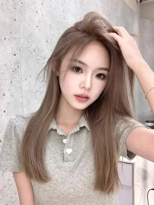 当下流行的色系自带高级感~就算素颜染完也有很明显的反白效果91