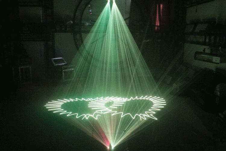 2w双头全彩动画激光灯舞台设备ktv闪光灯酒吧声控激光灯led