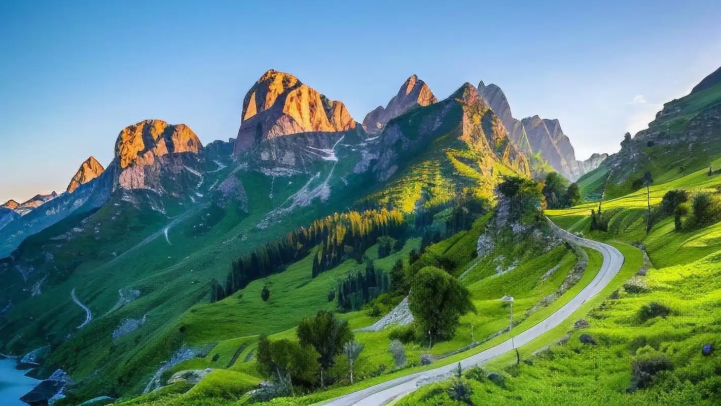 山背景图🏔️,仿佛置身雄伟山脉🌄