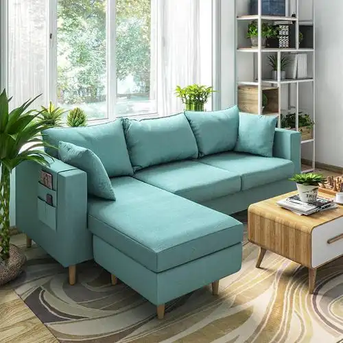 沙发简易二人出租屋专用布艺2021年新款三位家用布艺沙发