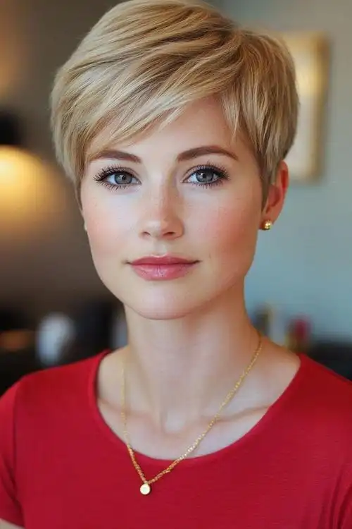 32 岁女人的时尚新选择:露耳短发斜刘海|发型|减龄|脸型|发色_网易