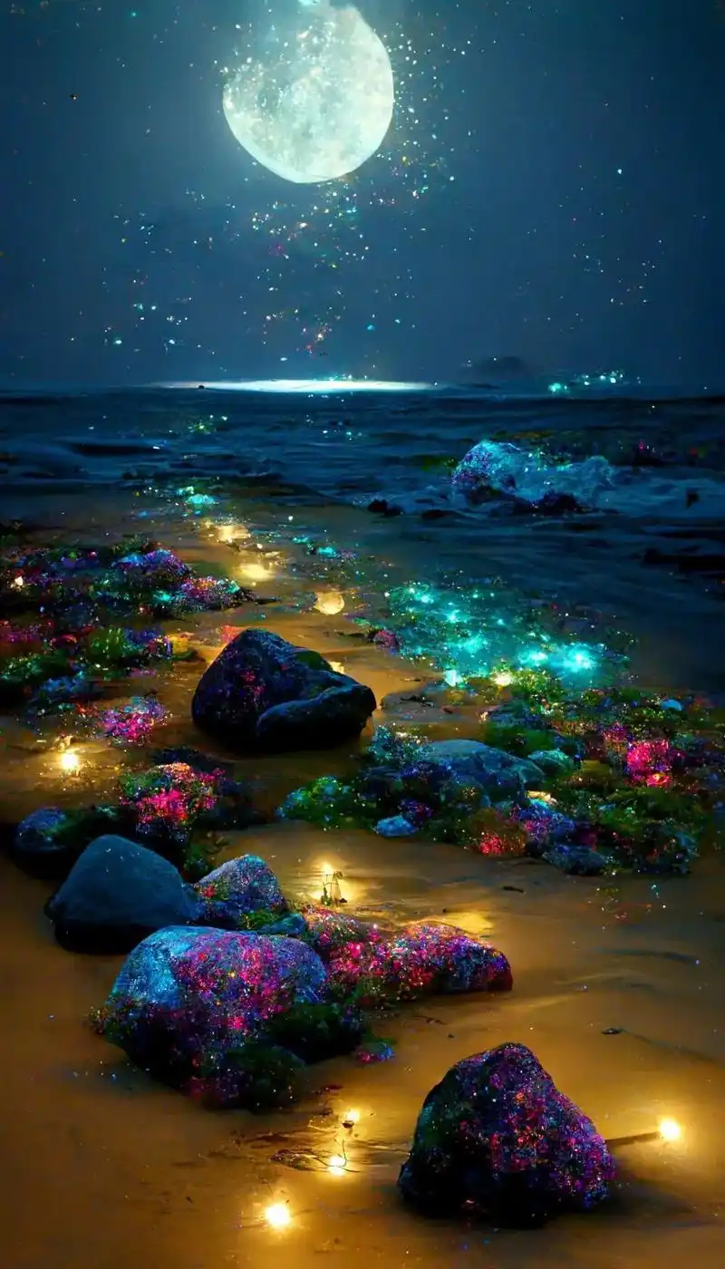 治愈系风景 #唯美意境 #梦幻星空 - 抖音