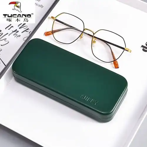 啄木鸟官方旗舰【高端轻奢】眼镜盒便携女感ins日系抗压防压男眼睛收