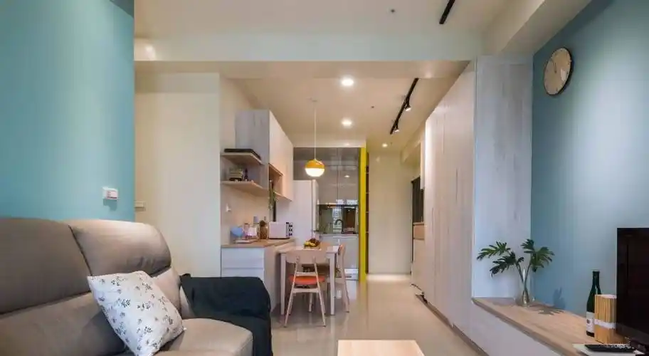 原创小户型公寓装修案例丨小空间多人口注重收纳的北欧风居家