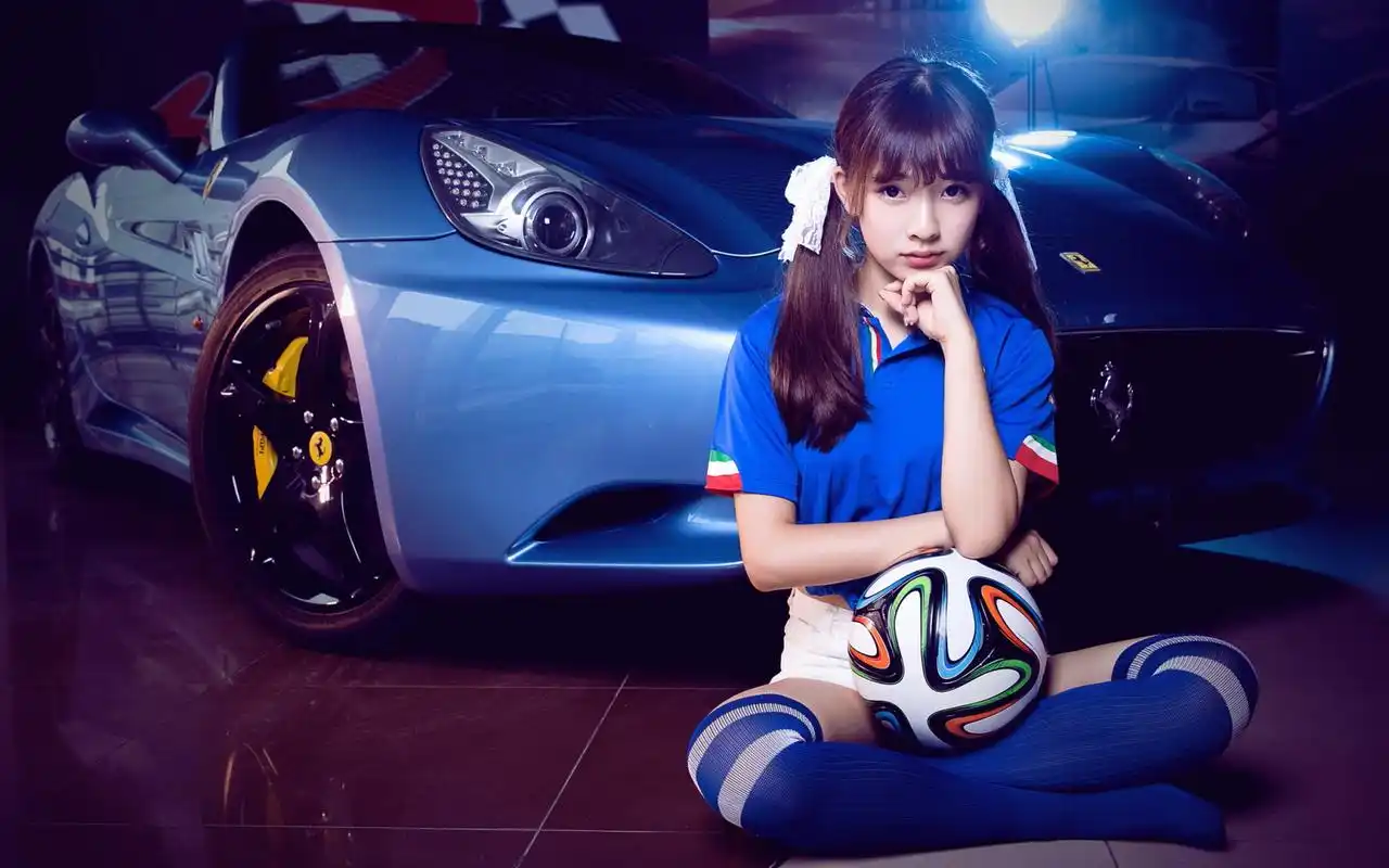 车模萌妹子诱惑写真桌面壁纸高清大图预览1920x1200_美女壁纸下载_美