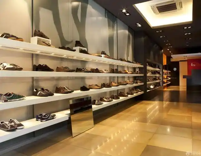 高档鞋店室内地板砖装修效果图片