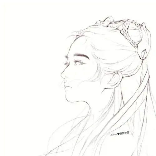 procreate喜欢的可以拿图哦#神雕侠侣刘亦菲 #神仙姐姐  #插画分享