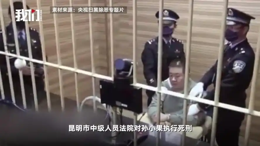 孙小果被执行死刑前现场画面首次曝光