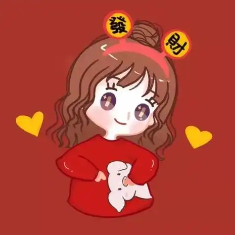 可爱学生微信头像图片2021最火爆女霸气手绘动漫沙雕三人闺蜜头像一人