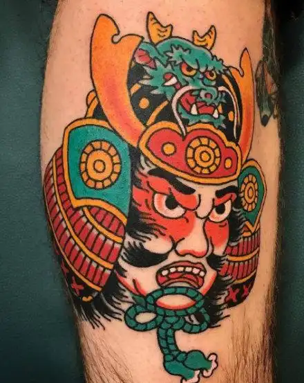 日式老传统风格的一组纹身图案(7/9)