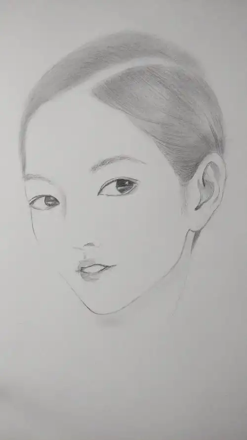 素描肖像画纯手绘人物人像画像定制代画素描头像订制素描画像