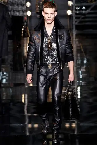 versace(范思哲)2014秋冬系列米兰男装秀