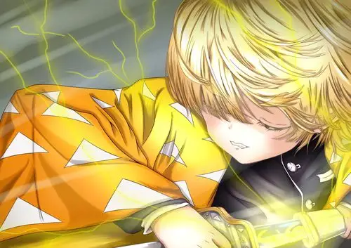 p站画师作品鬼灭之刃我妻善逸