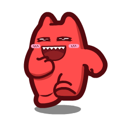 魔鬼猫表情-开心