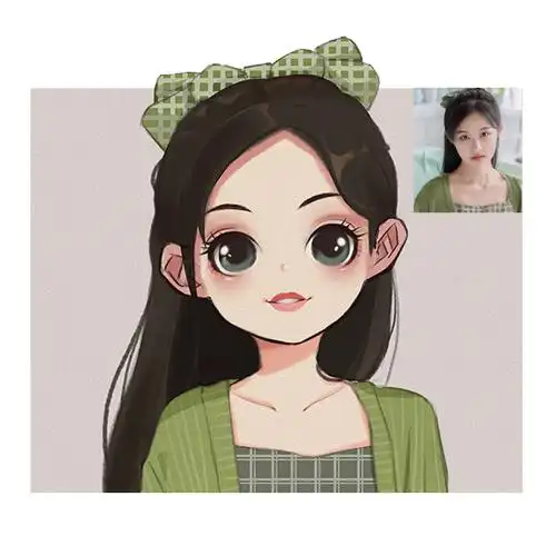 复古卡通手绘头像半身全身定制真人照片漫画手绘真人漫画