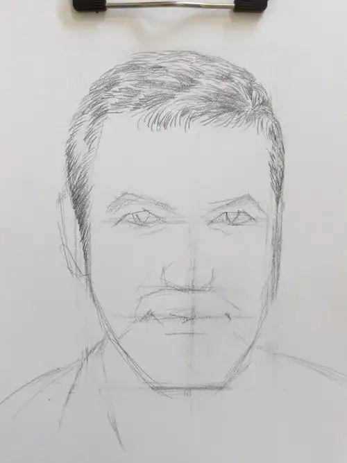 绘画教程肖像素描