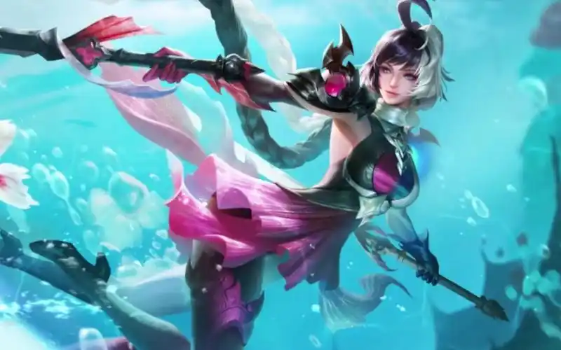 《garena传说对决》爱里「游曳遅罗」造型展示影片_传说对决