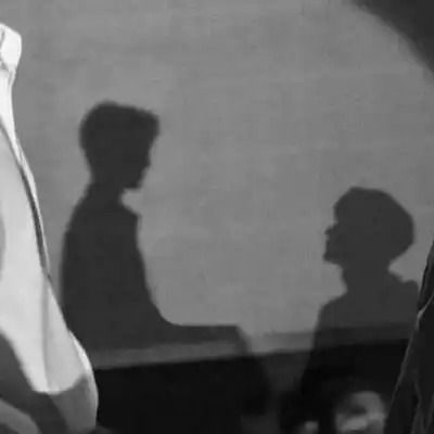 博君一肖肖战王一博剪影艺术